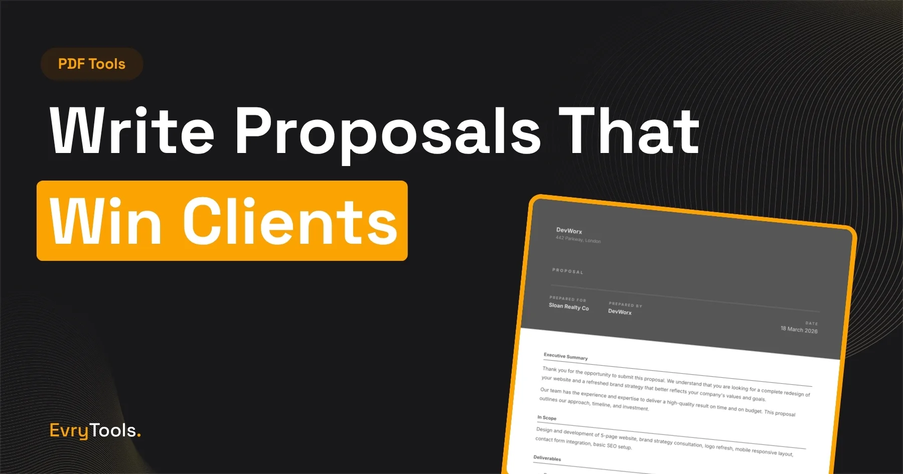 How to write a project proposal that wins clients